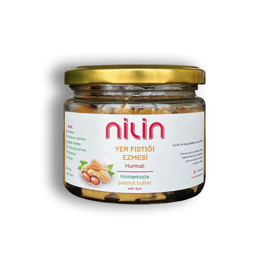 Fıstık Ezmesi - Hurmalı 250 Gr - nilinfood