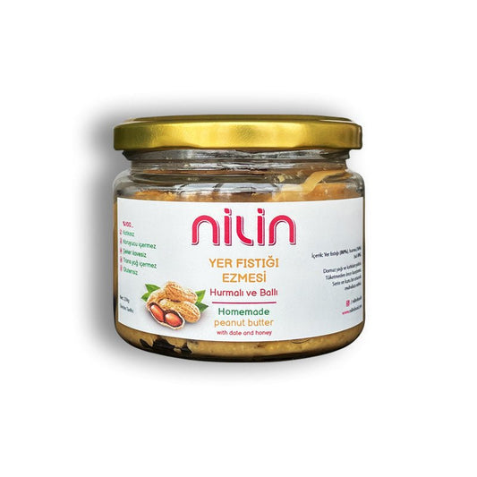 Fıstık Ezmesi - Hurmalı ve Ballı 250 Gr - nilinfood