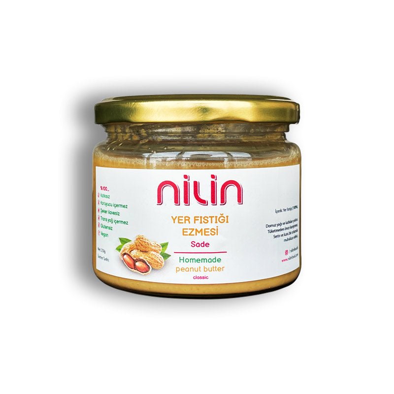 Fıstık Ezmesi - Sade 250 Gr - nilinfood